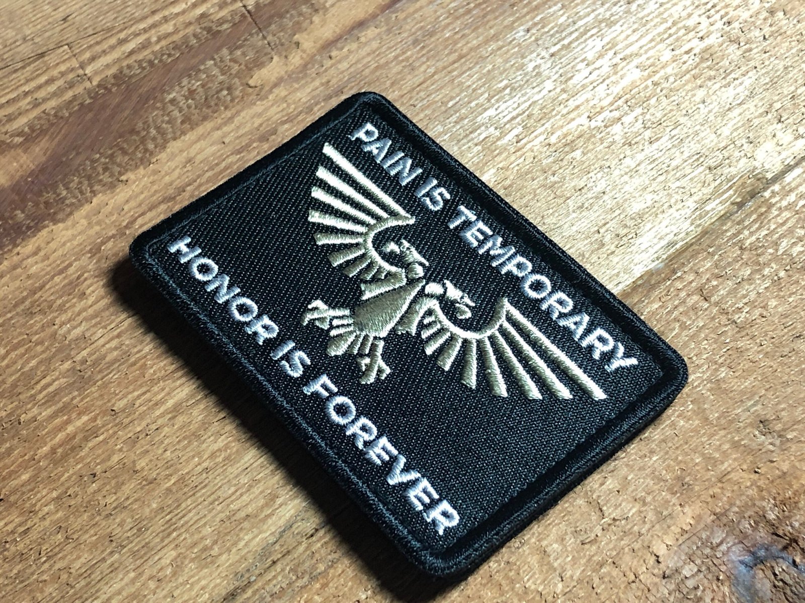 HONOR IS FOREVER Tactical Patch Morale Embroidery Uniform Funny Movie Quote Patchwork Embroidered ifak Clothing Bag Meme eagle