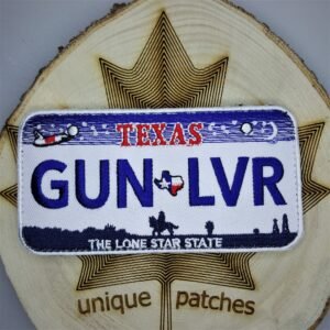 GUN LOVER Texas State Arizona flag patch Morale Hook backing Morale funny bag shape lone Star ar15 ar-15 tactical vest  licence plate usa