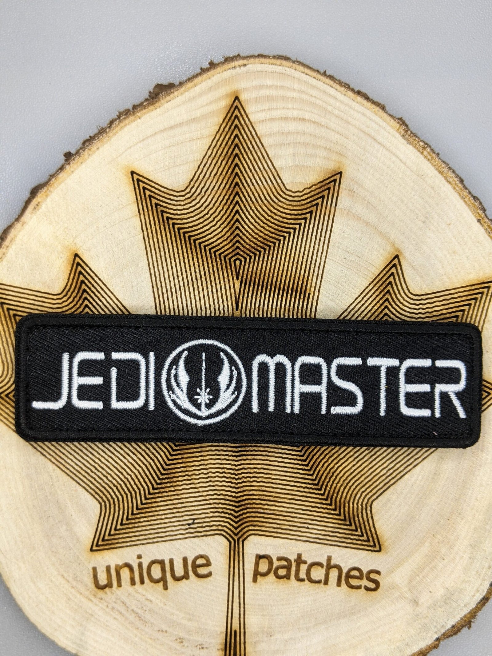 JEDI MASTER tab Patch Morale Star Wars Clone Wars Rebels Jedi Sith Luke Skywalker Obi-Wan Kenobi Anakin Tactical badge ifak bag