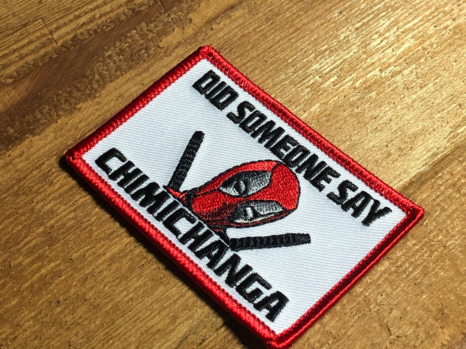 DID Someone say CHIMICHANGA Tactical  Patch Morale Dead pool Uniform Bag Vest Airsoft meme funny badge ifak Military Movie tortilla burrito