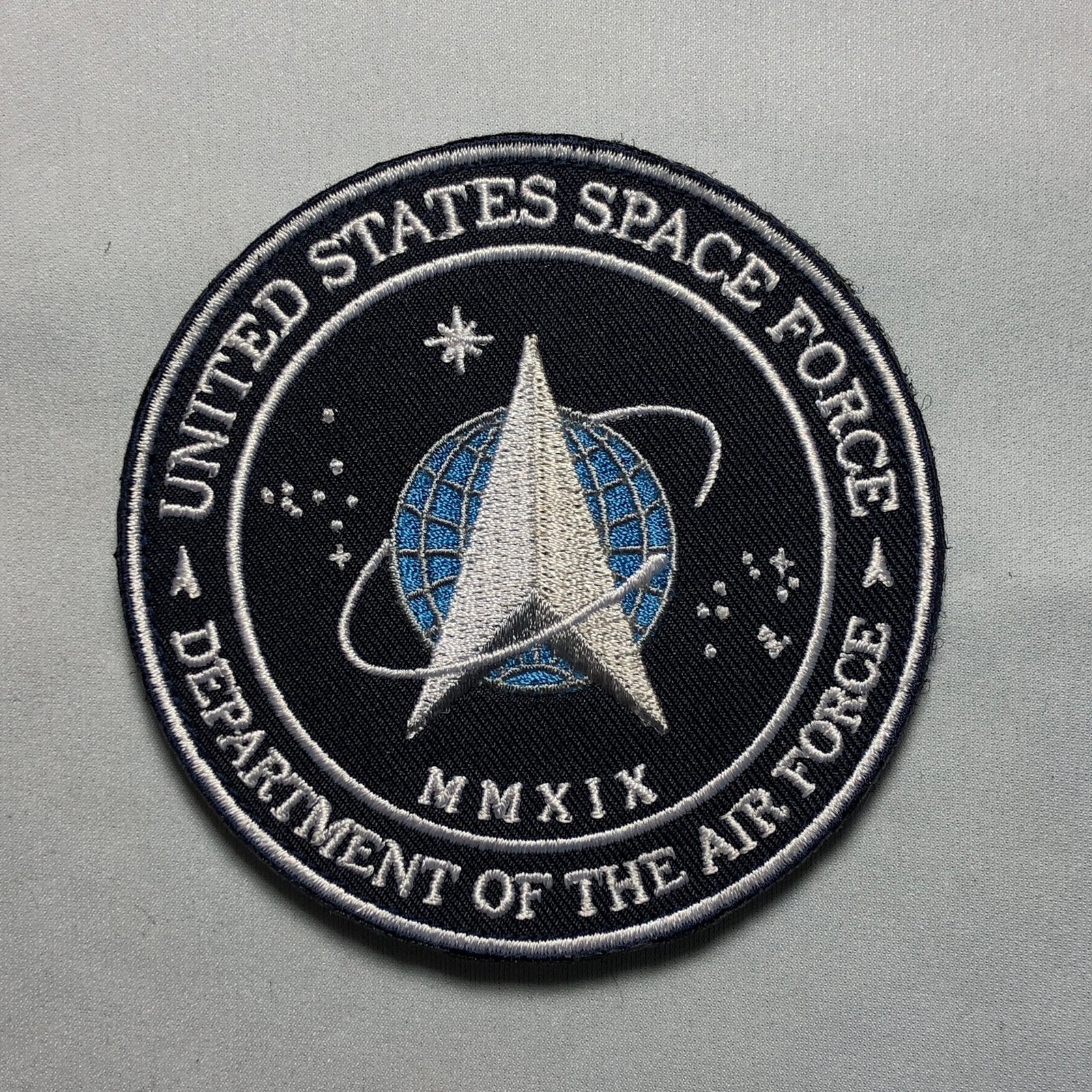 Space Force Department of Air Force Patch Morale Eagle Stars and Stripes Emblem Hook and Loop 3.5″ us tactical cosmos astronaut