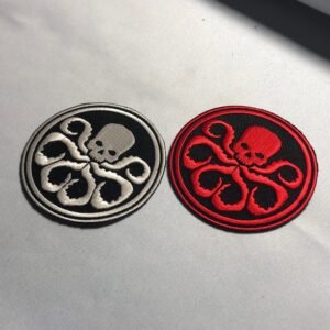 HYDRA Patch Morale embroidery Tactical uniform Costume Movie Cosplay SHIELD Captain America Armed forces Hive red GITD pvc embroidery kraken
