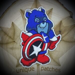 Bear CAPTAIN Mashup embroidery patch morale Comics hook and loop villain First Avengers shield winter soldier AMERICA