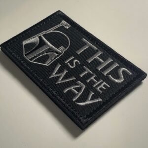 THIS is THE WAY Mudhorn Mando Skull Mythosaur Bantha Mercenary Patch Morale Boba Fett tactical meme funny