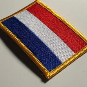 Flag of the Netherlands iron on patch morale de Nederlandse vlag Dutch National Holland lion