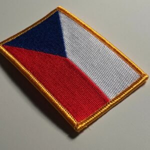 The flag of the Czech Republic iron on patch morale státní vlajka České republiky Czechoslovakia Bohemia
