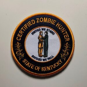 KENTUCKY Certified ZOMBIE Hunter Patch Morale Great Seal State of United States United usa Constitution funny meme ifak zombie corpse 2nd