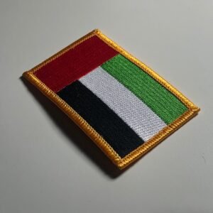 The national flag of the United Arab Emirates Arabic iron on patch morale takbir Allah al-ʾImārāt al-Arabiyya l-Muttaḥida Islam uae