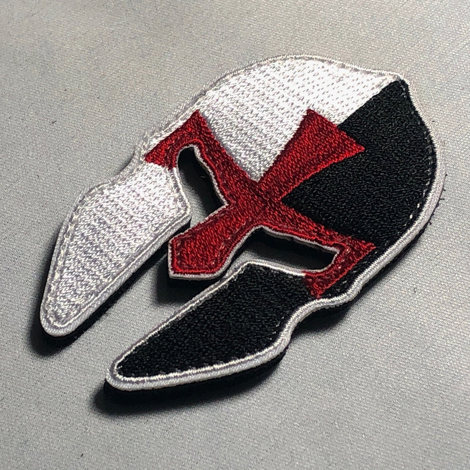 KNIGHTS TEMPLAR Spartan Helmet CROSS Patch Morale Tactical Deus Vult Army Church Christian Warrior Crusader Knights Sword Militum Christi