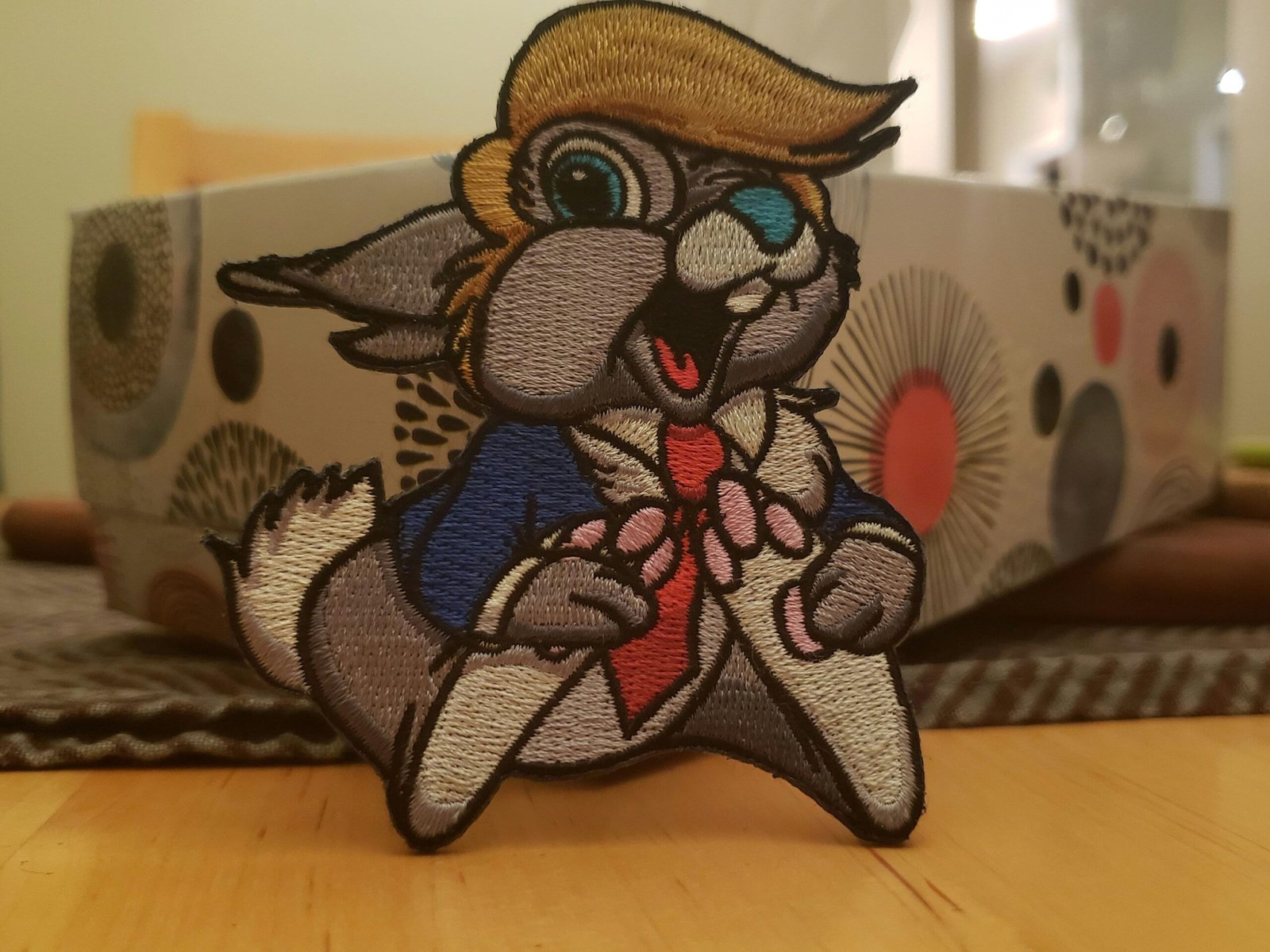 TRUMPER rabbit Mashup embroidery patch morale Comics Bambi law Big Brother MAGA Make America Great Again cartoon Donald Trump 2024 funny