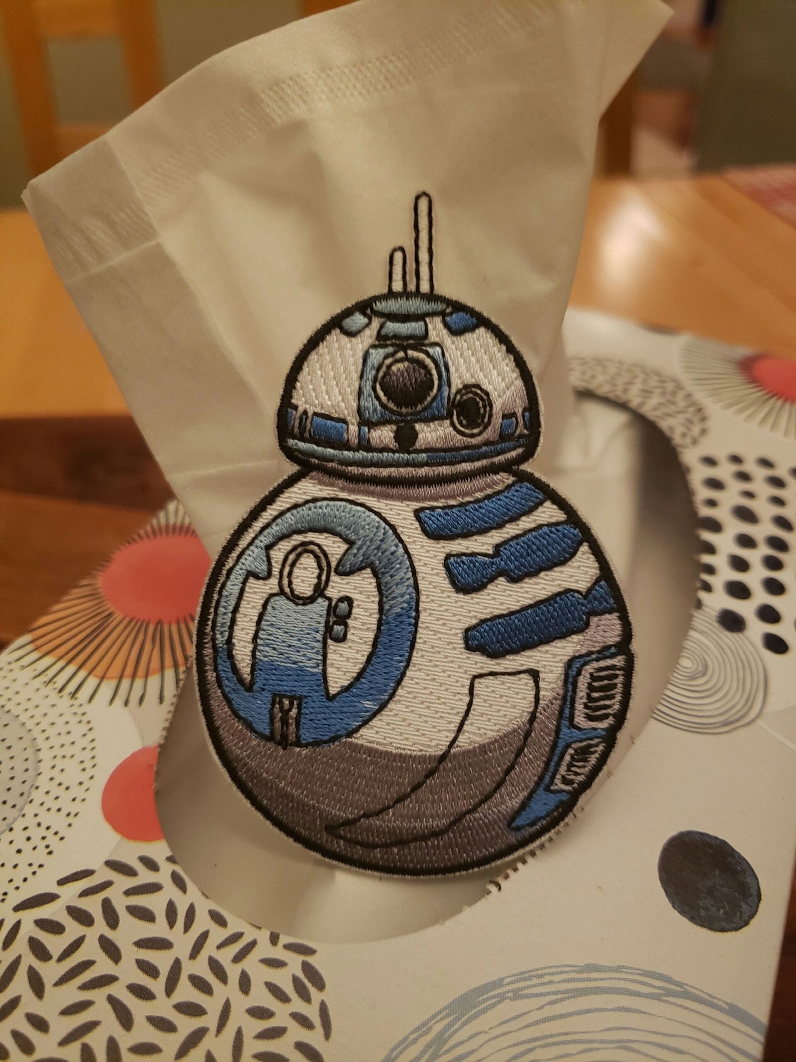 BB8 Mashup embroidery patch morale Comics hook loop superhero droid Beebee-Ate astromech r2 Resistance pilot x-wing new republic c3p0