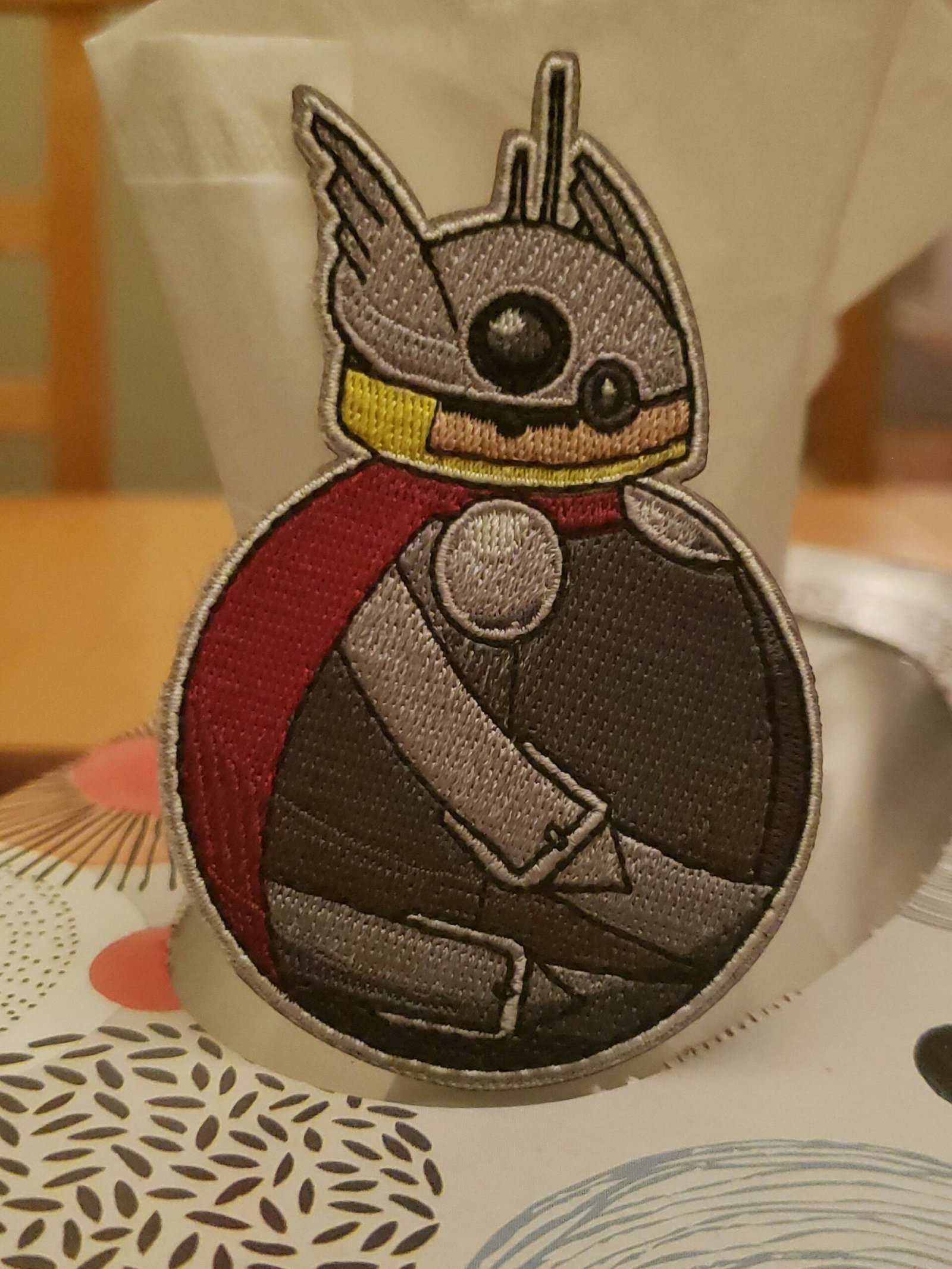 BB8 Mashup embroidery patch morale Comics hook and loop Star Wars superhero s.h.i.e.l.d Odin hammer lightning thunder Avengers