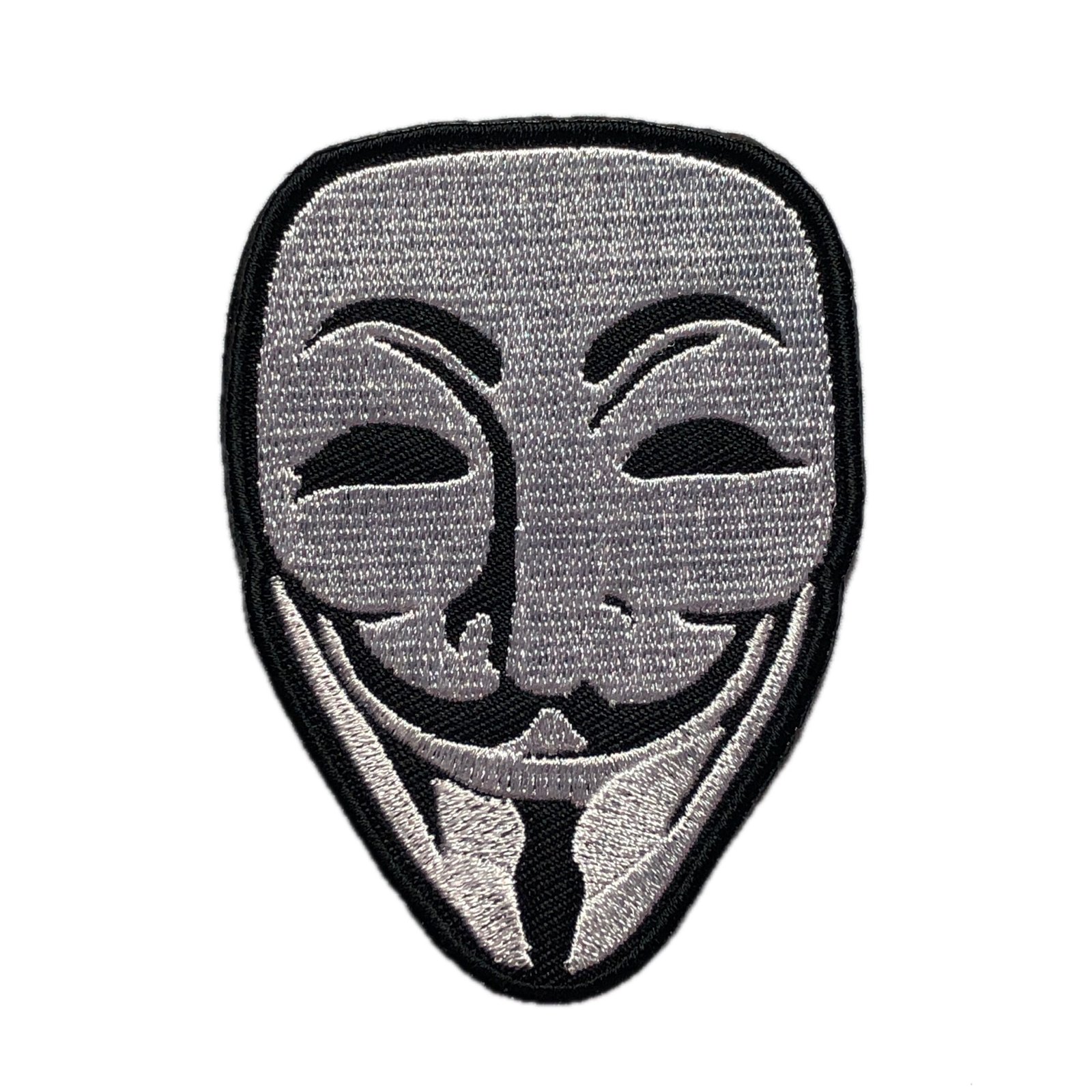 ANONYMOUS MASK Flag Patch Morale Embroidery Tactical Uniform Pirates Skull Bones 3×2 Calico Jack Liberty Or Death Totenkopf Crossbones