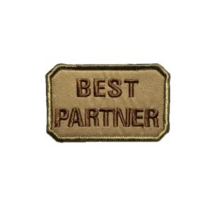 BEST PARTNER Special Forces Unit Black Ops Unit Army Patch Morale Green Tactical Uniform Badge Bag Vest Airsoft meme funny dog harness