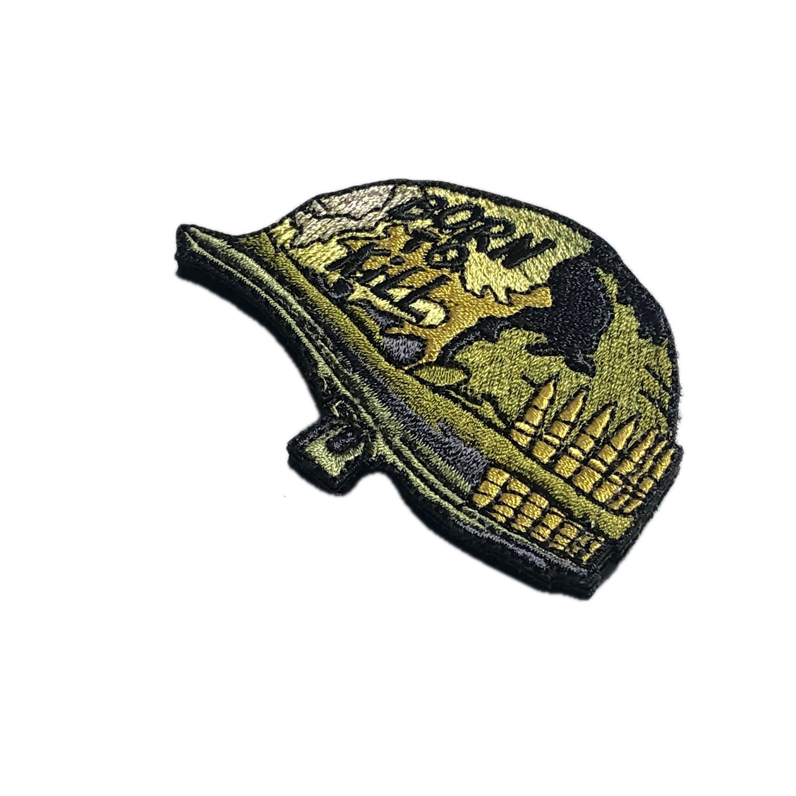 Born to Kill Metal Jacket Helmet 3×2 Patch Morale Tactical Vietnam Veteran badge Vest ifak bag Movie Kubrick funny meme