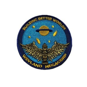 PROMETHEUS Alien Patch Morale Costume Weyland Corporation Predator MEGACORP Yutani WEYLAND Prop Costume Cosplay Crew Alien Badge Uniform