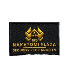 NAKATOMI PLAZA SECURITY Die Hard Movie Patch - Morale Costume Army - John McClane, Hans Gruber Cult Movie Prop - Cosplay Iron On