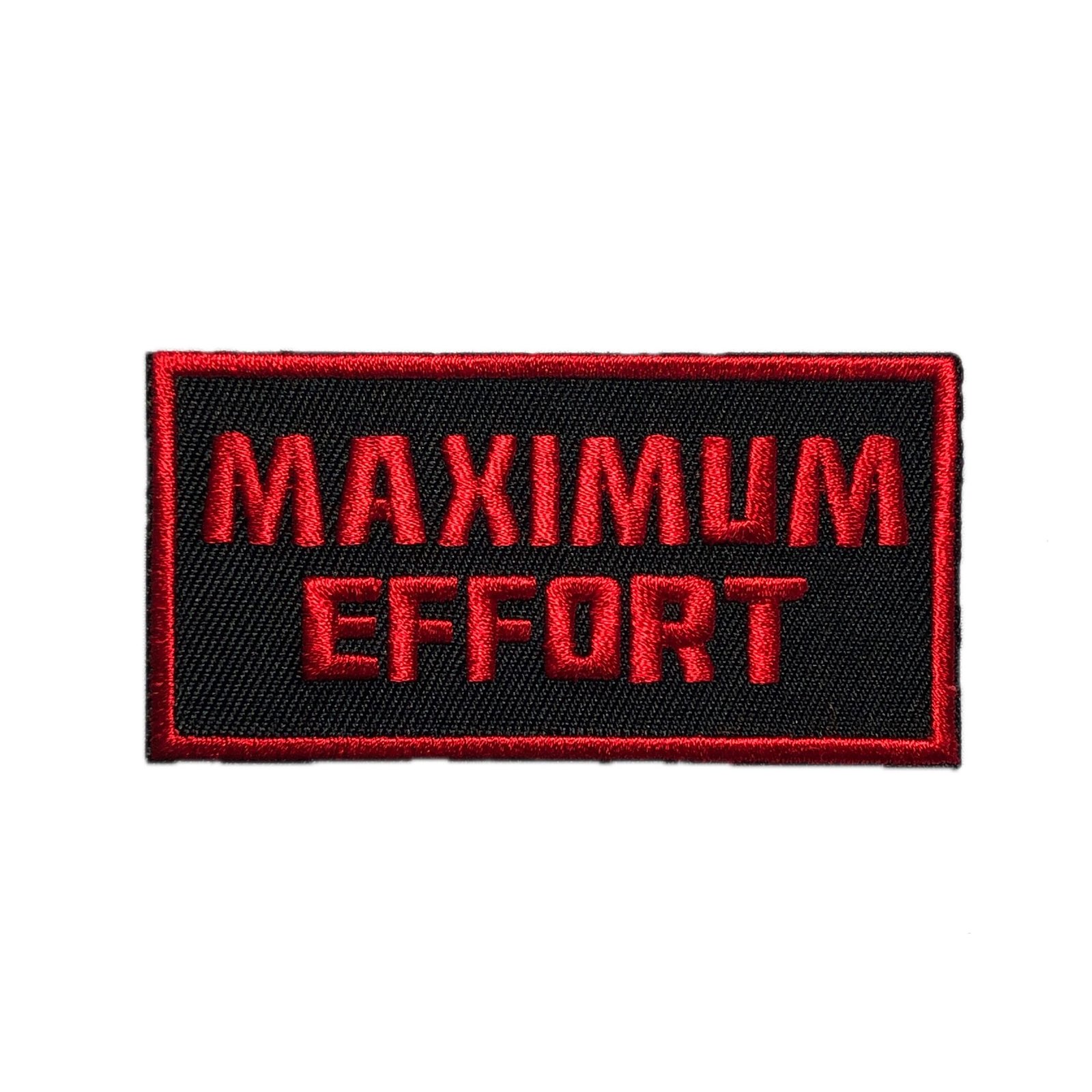 MAXIMUM EFFORT Morale Tactical Patch - Uniform Bag Vest Airsoft - Meme Funny Badge Ifak - Military Movie - Tortilla Burrito Ifak - Image 5