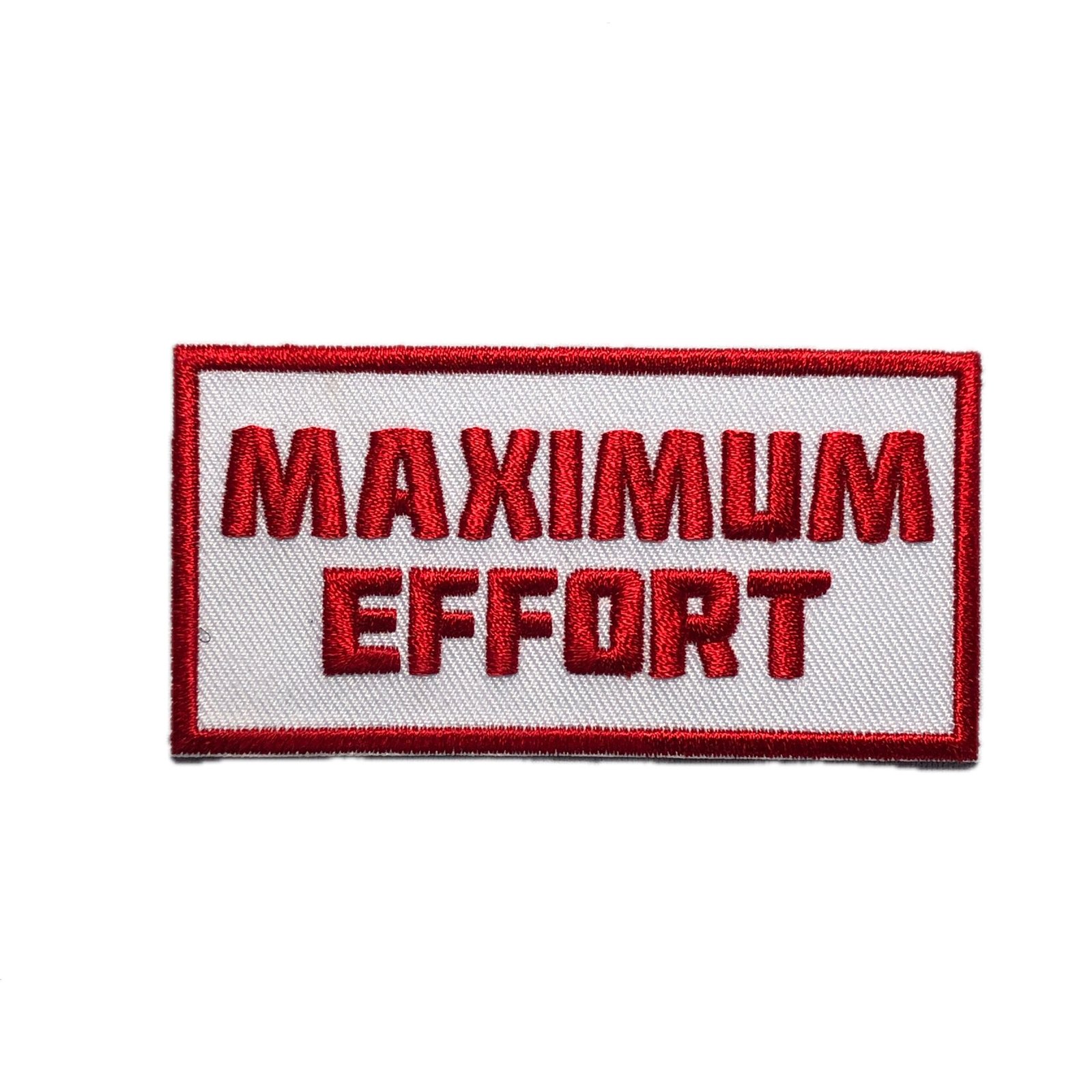 MAXIMUM EFFORT Morale Tactical Patch - Uniform Bag Vest Airsoft - Meme Funny Badge Ifak - Military Movie - Tortilla Burrito Ifak - Image 6