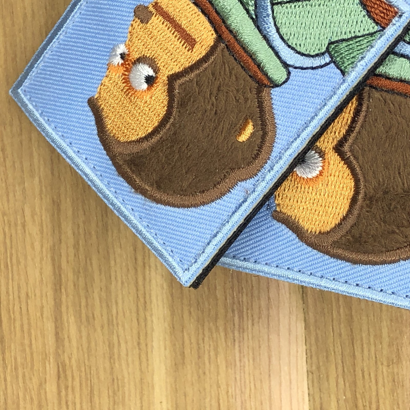 Set of 2 MONKEY PUPPET Patch Morale Embroidery Comics Cosplay Uniform Funny Movie Quote Patchwork Embroidered Clothing Bag Meme Awkward
