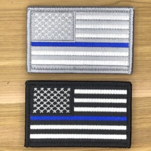USA BLUE LINE State Military Badge flag Patch Morale American Law Enforcement Police tbl usa cops Star Stripes tactical proud American