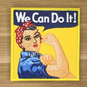 WE CAN do IT poster Patch Morale tactical Woman Workforce Power funny meme ww2 strong arm feminism American History