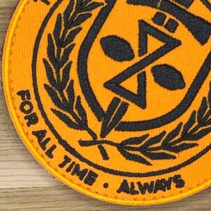 TVA Time Variance Authority Embroidered patch Morale Mobius MCU Fictional Loki costume tactical meme funny halloween cosplay He Who remains