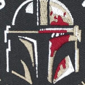 bucket THE WAY Shield Mandaloraian Skull Mythosaur Bantha Mercenary Patch Morale Boba Fett