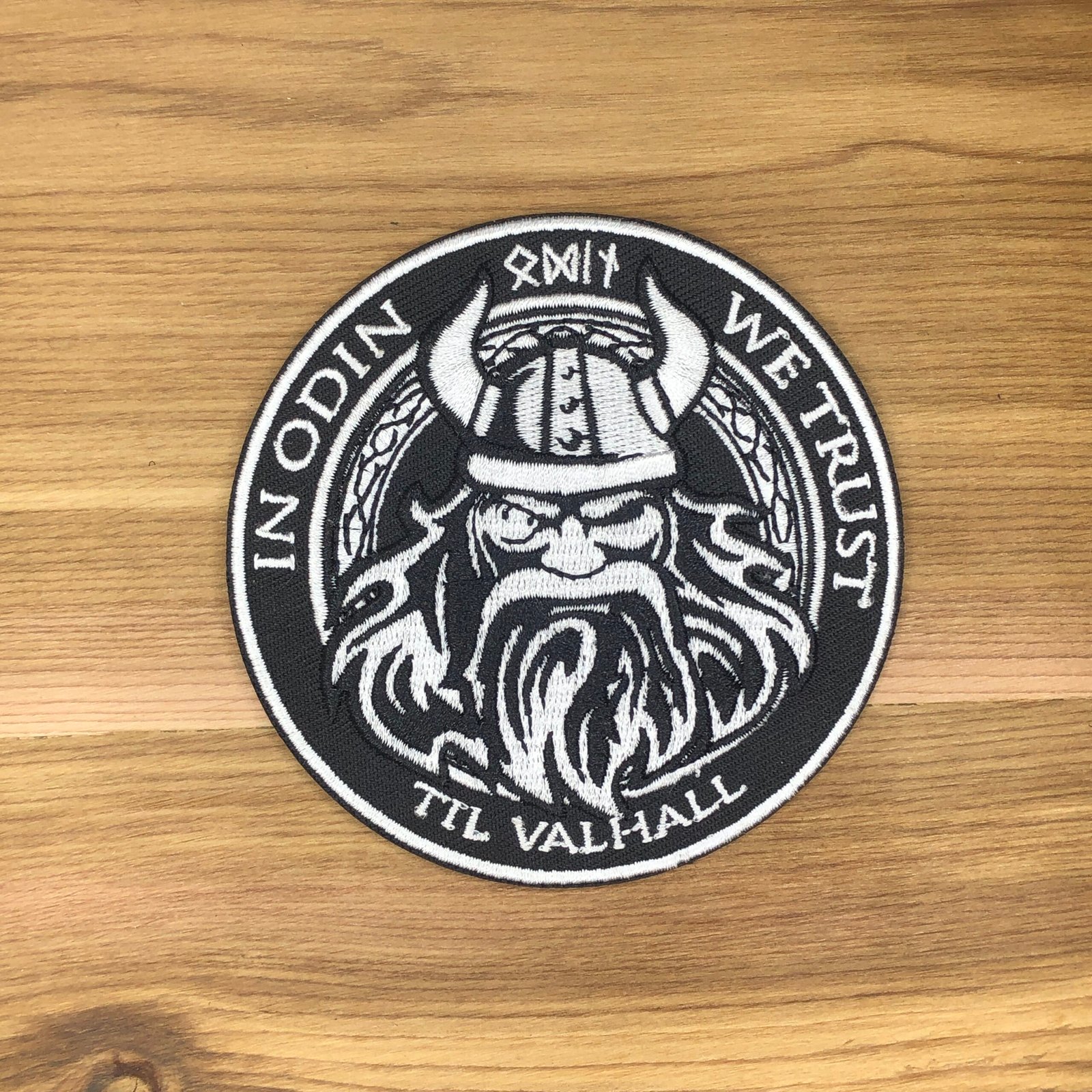In Odin We trust BEARDED Viking Army Milspec Patch Morale Master Of Fury Skull Army Military Norse Tactical Scandinavian Denmark tactical