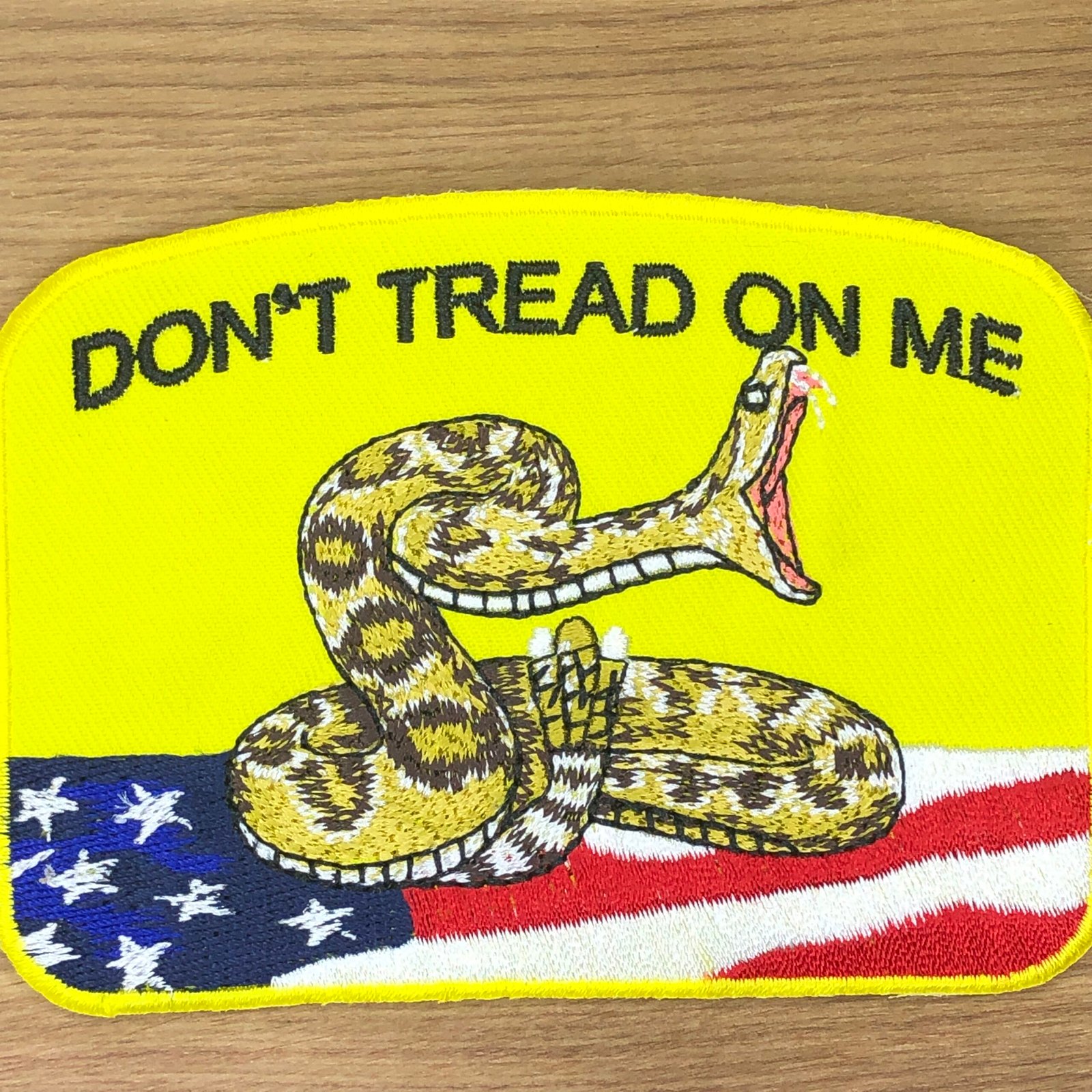 GASDEN DON’T TREAD on me Flag Patch Morale Historical Rattlesnake Ready strike American general 1775 2nd Continental Marines usa Army Navy
