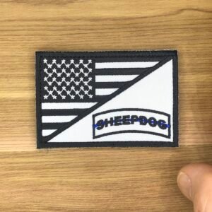 AMERICAN SHEEPDOG GSD German Shepherd usa flag Patch Morale Deutscher SchaeferHund dog training K-9 Canine American Flag tactical bag vest