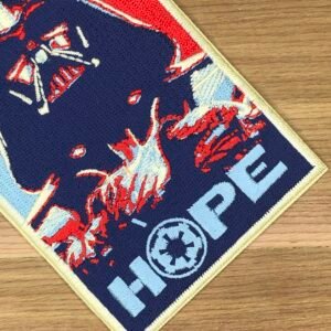 HOPE poster VADER Star Wars Morale Patch Order Obi-Wan Kenobi Force With Death Star Lightsaber Empire Blue Red Wars Emblem
