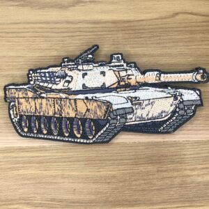 M1A1 Abrams Tank Embroidery patch morale main battle general m1a2 Gulf war hook and loop US Army m1 a1 ukraine russia