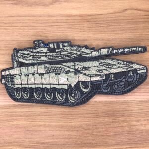 MERKAVA Mark 4 Tank Embroidery patch morale hook and loop main battle Israel defence forces IDF Mk Chariot Mantak Windbreaker